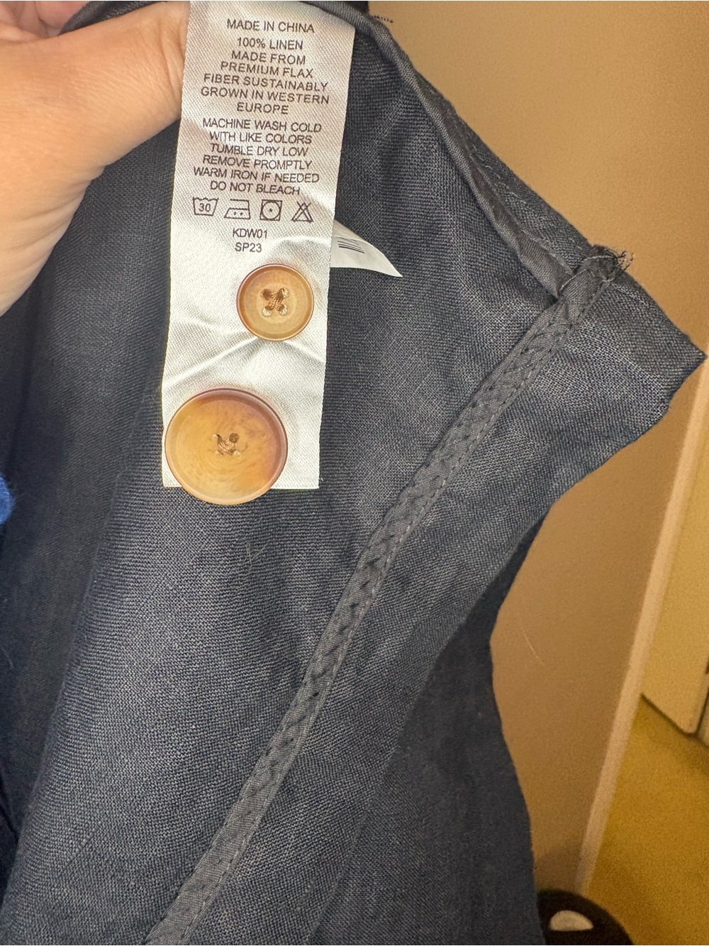 Quince European Linen Single Button Blazer - Picture 6 of 6